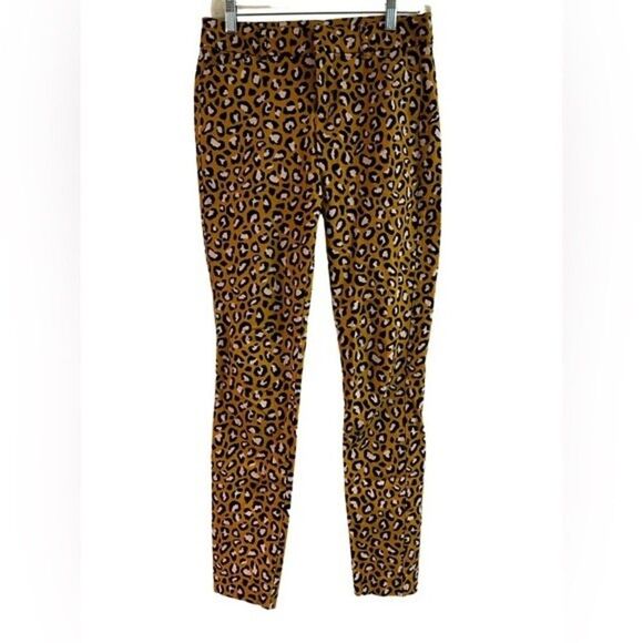Old Navy Pixie Cheetah Print Pants Size 2 Tall - Picture 2 of 5